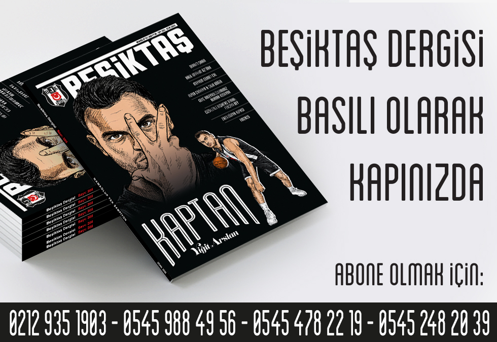 Beşiktaş Dergisi yeniden basılı olarak kapınızda